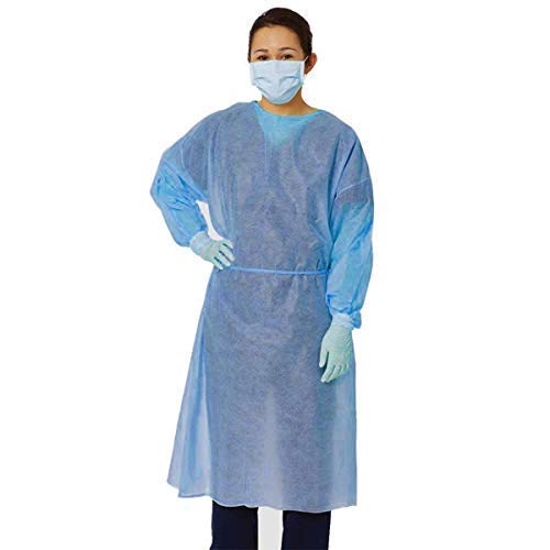 GMX-Safe-Dent (100PCS) Disposable Gown, One Size fit All, Protective Suit, Is...