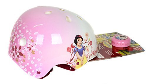 Snow White Bicycle Helmet with Bell