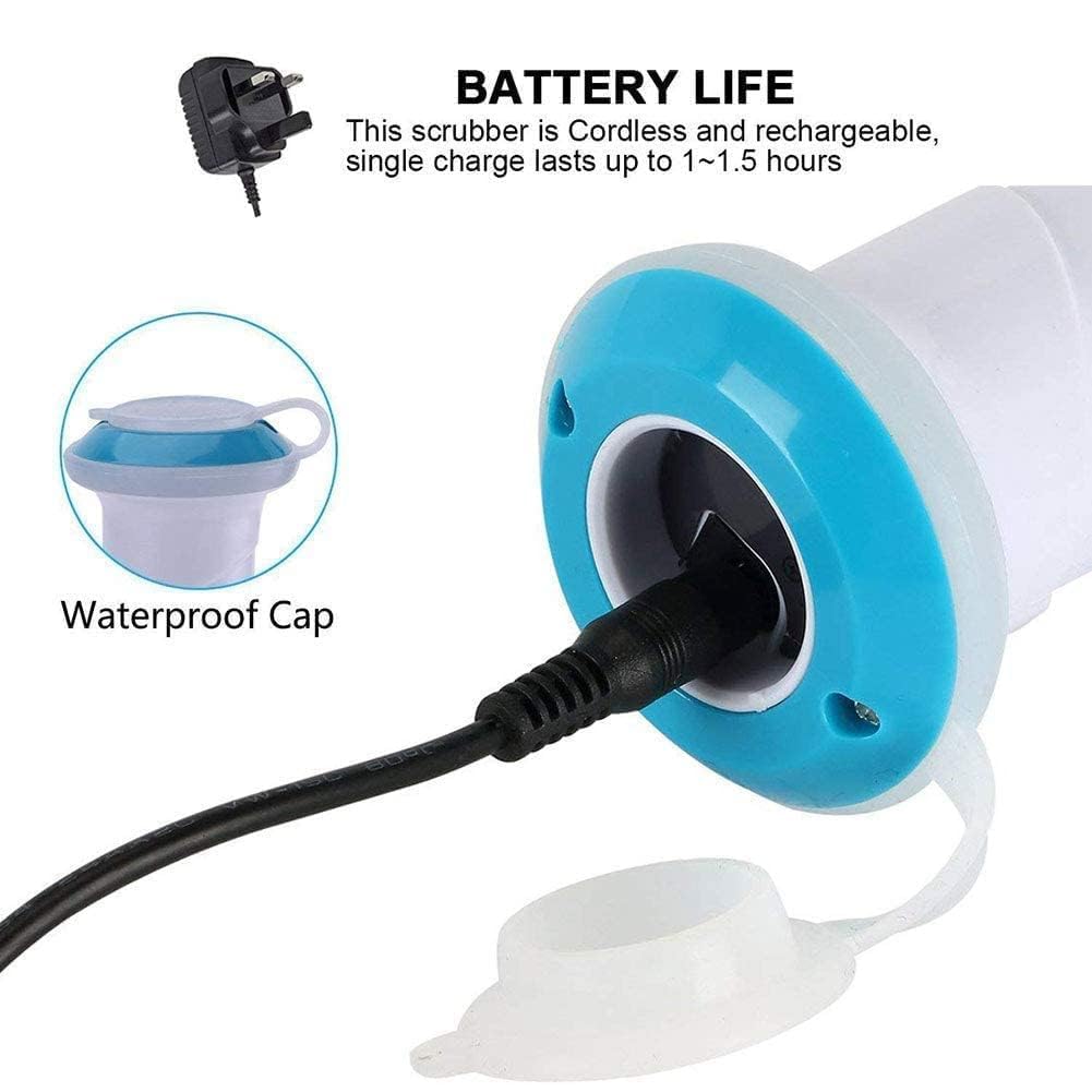 Hurricane Spin Scrubber Cordless Rechargeable Power Scrubber by BulbHead (1 P...