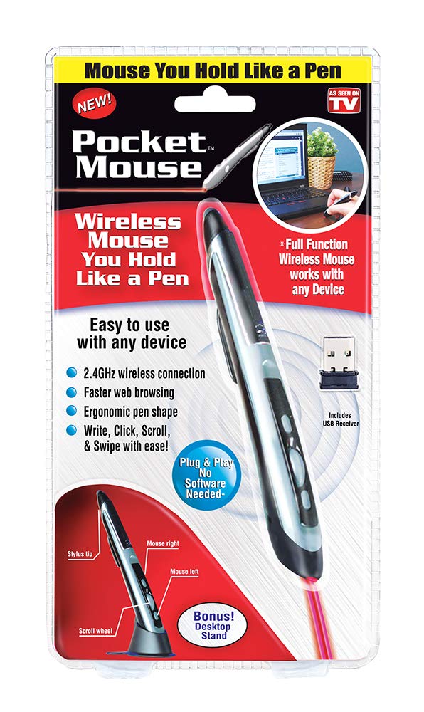 Mouse Pen/Stylus Blk/Slv