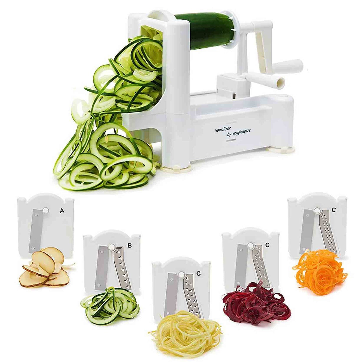 Veggiespize 5 Blade Spiral Slicer